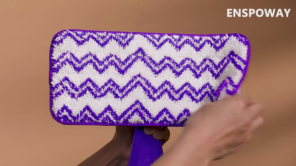 7 Pack Reusable Mop Pads Compatible with Swiffer Wet Jet- Thick Wet Pads Refills Microfiber WetJet Refills Washable Dry Mopping Cloths for Swiffer Wetjet 12" Spray Mop Wood Floor Cleaning